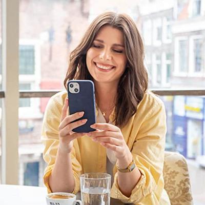 Accezz Liquid Silicone voor Samsung Galaxy A53 Telefoonhoesje Blauw