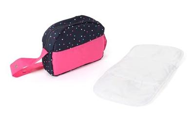 Poppen Luiertas - Confetti Pink