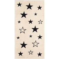 Cawö Cawo Christmas Edition 792 Stars Handdoek schwarz - thumbnail