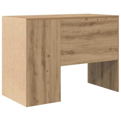 Bureau artisanaal eikenkleurig 102 x 50 x 75 cm Bewerkt hout