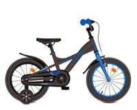 Aldo 16 inch powerbike zwart/blauw - thumbnail