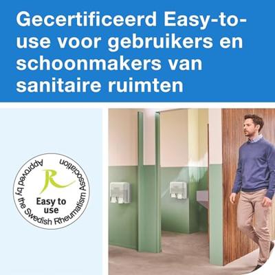 TORK T7-System Spender Hülsenloses ToiPapier 4-Roll T7 Toiletrolhouder TORK T7-System Spender Hülsenloses ToiPapier 4-Roll T7 Toiletrolhouder