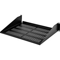 Renkforce RF-3432144 19 inch Apparaatbodem voor patchkast 2 HE Geschikt voor kastdiepte: vanaf 400 mm Zwart - thumbnail