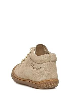 Laarsjes voor meisjesbaby's Cocoon Fantasie NATURINO® 1e stapjes iriserend roze