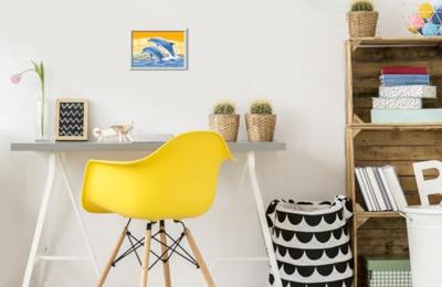 Ravensburger creart schilderen op nummer springende dolfijnen