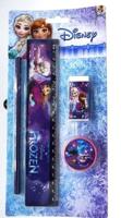 Van Der Doelen Frozen 4 delige schrijfset op kaart - thumbnail