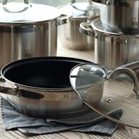 Renberg Roestvrijstalen pannenset met deksel (12 delig) - thumbnail