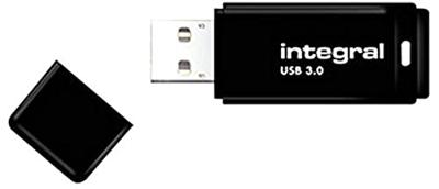 Integral Black USB stick 3.0, 16 GB, zwart