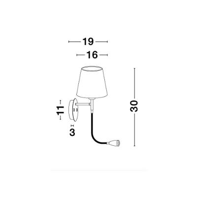 Lyora BedlampjeNia wit - 9182371