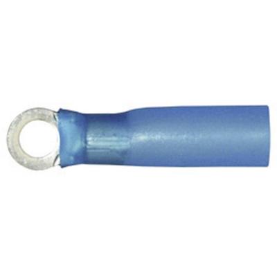 Vogt Verbindungstechnik 3647ah Ringkabelschoen Met krimpkous Dwarsdoorsnede (max.): 2.50 mm² Schachtdiameter: 10.5 mm Deels geïsoleerd Blauw 1 stuk(s)