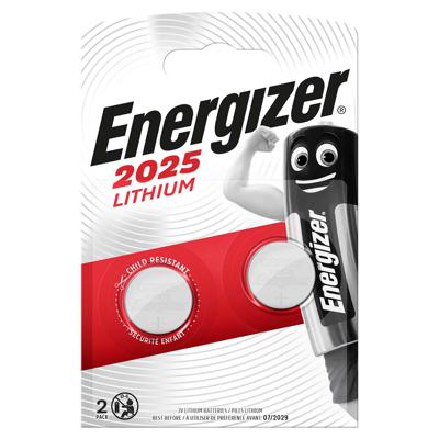 Lithium Knoopcel Batterij CR2025 3 V 2-Blister