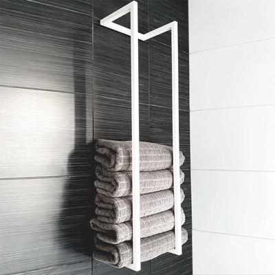 Handdoekenrek AQS Industrieel 95x25x20 cm Wit Aqua Splash