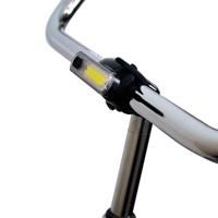 Dresco voorlicht cob led usb-oplaadbaar 60 lumen zwart - thumbnail