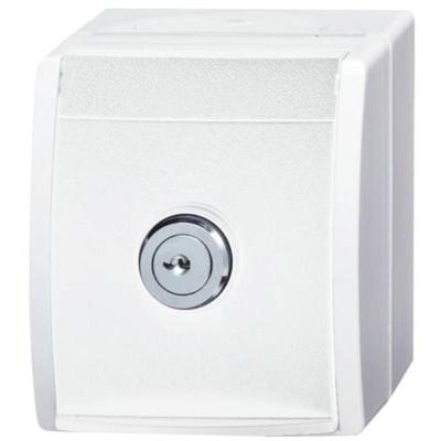 ABB 2CKA002083A0833 Geaard stopcontact IP44 Wit, Zuiver wit (RAL 9010)