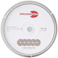 Primeon 2761311 Blu-ray BD-R DL disc 50 GB 10 stuk(s) Spindel Antikras-coating - thumbnail