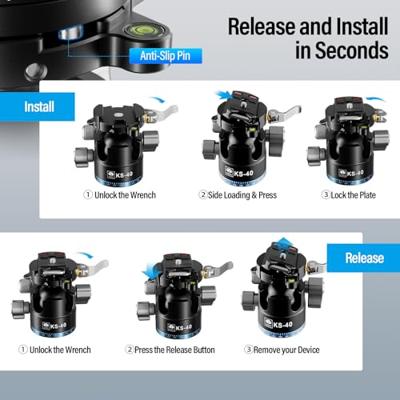 Sirui KS-40 Low Gravity Ball Head