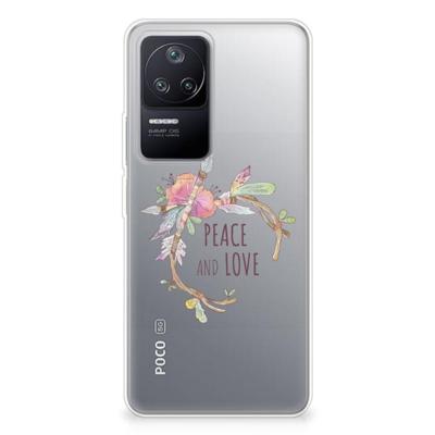 Xiaomi Poco F4 Telefoonhoesje met Naam Boho Text Xiaomi Poco F4 Telefoonhoesje met Naam Boho Text