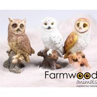 Tuinbeeld Uil 19 cm - thumbnail