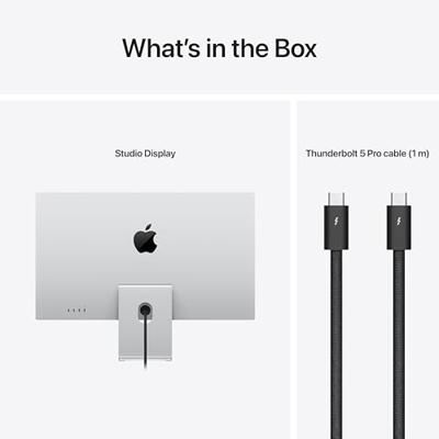 Apple Studio Display: Standaardglas, in hoek verstelbare standaard