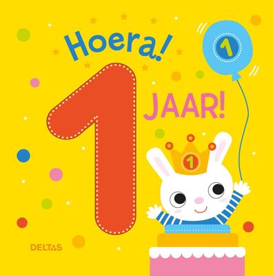 Deltas Hoera! 1 jaar! kartonboek Deltas Hoera! 1 jaar! kartonboek