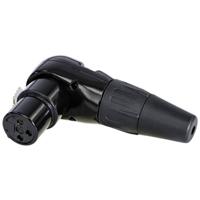 Rean AV RC3FR-B XLR-connector Koppeling, haaks Aantal polen: 3 1 stuk(s) - thumbnail