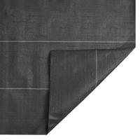 VidaXL Worteldoek 0,5x25 m polypropeen zwart - thumbnail