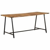 Eettafel 160x80x75 cm massief mangohout - thumbnail