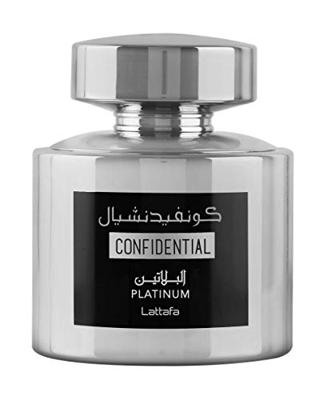 Lattafa Confidential Platinum Eau de Parfum Spray 100 ml Heren