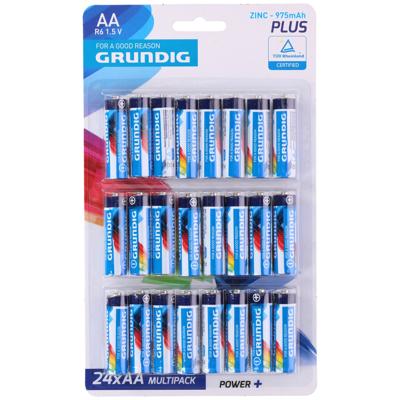 Grundig batterijen R06 AA zink 24 stuks