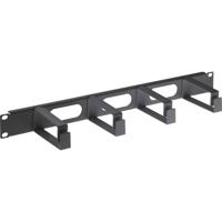Intellinet 711074 19 inch Kabelgeleiding voor patchkast 1 HE Zwart (RAL 9005) - thumbnail