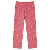 Kinderpyjama met lange mouwen gevleugelde eenhoorn 92 oudroze - thumbnail