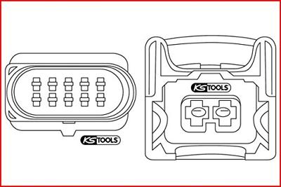 KS Tools 154.0015 Universele kabelontgrendelingsgereedschapsset, 3-delig