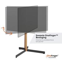 Vogel&apos;S TVS 3695 tv vloerstandaard TV beugel Zwart - thumbnail