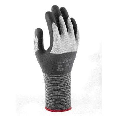 Handschoen Showa 381 grip nitril XL grijs | 10 stuks