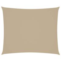 VidaXL Zonnescherm rechthoekig 4x6 m oxford stof beige - thumbnail
