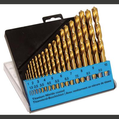 C.K T3291 HSS Metaal-spiraalboorset 19-delig 1 mm, 1.5 mm, 2 mm, 2.5 mm, 3 mm, 3.5 mm, 4 mm, 4.5 mm, 5 mm, 5.5 mm, 6 mm, 6.5 mm, 7 mm, 7.5 mm, 8 mm, 8.5 mm,