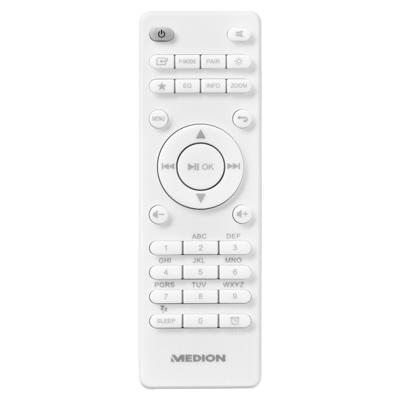 Internetradio - MEDION - DAB - Bluetooth - 2x10W RMS - Wit