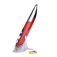 PR-06 4-toetsen Smart draadloze optische muis met Stylus pen functie (rood) - thumbnail