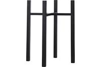 Mica Decorations pothouder Ascot 37,5x71 cm zwart - thumbnail