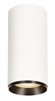 SLV OpbouwspotNuminos XL cilinder wit/zwart 3000K - 24gr - 1005696