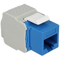Delock 86343 Keystone-module RJ45-aansluiting > LSA Cat.6 UTP blauw - thumbnail
