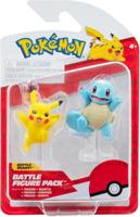 Pokemon Battle Feature Figure - Pikachu & Squirtle - thumbnail