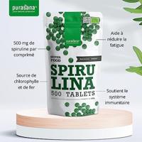Purasana Spirulina 500mg doypacks 500Tab - thumbnail