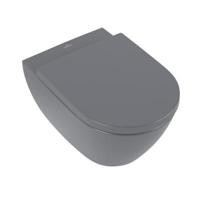 Wandcloset Villeroy & Boch Subway 2.0 Diepspoel Zonder Spoelrand Grafiet Villeroy & Boch Wandcloset Villeroy & Boch Subway 2.0 Diepspoel Zonder Spoelrand Grafiet Villeroy & Boch