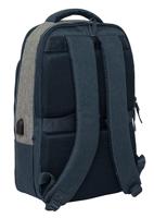 Laptoptas Kappa Dark Navi Grijs Marineblauw 29 x 44 x 15 cm - thumbnail