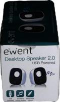 PC-luidsprekers Ewent EW3513 Wit Zwart 5 W - thumbnail