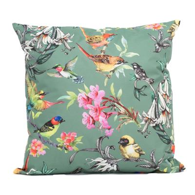 Anna's Collection buitenkussen vogels 60x60cm groen Anna's Collection buitenkussen vogels 60x60cm groen