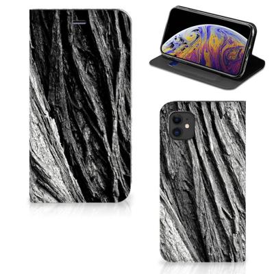 Book Wallet Case Apple iPhone 11 Boomschors Grijs Book Wallet Case Apple iPhone 11 Boomschors Grijs