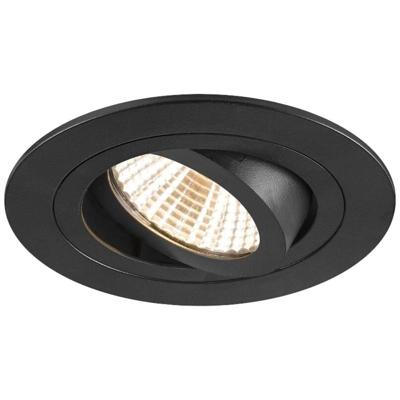 SLV Ronde led spotNew Tria 75 zwart - 2700K - 705lm - 38g - 1007402
