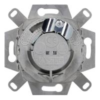 Netwerkaansluiting cat6A 1 x 8 polig RJ45 met inzetplaat Gira E2 zwart - thumbnail